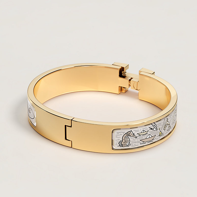 Hermès ハイライト Pulseira Clic H L'Aventure | Hermès Brasil